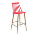 elevenpast Light Red Cafe Bar Chair V33 - 1325645