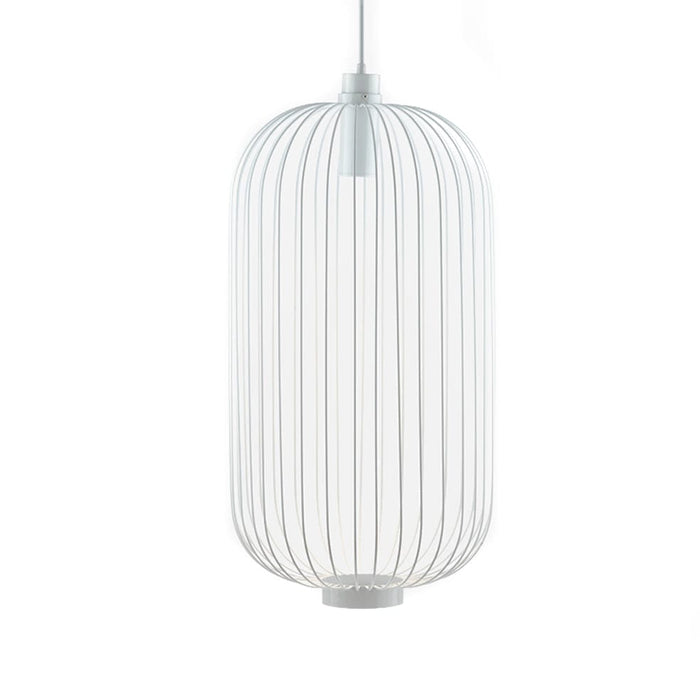 elevenpast Pendant Large White Voltiere Pendant Light Black or White | 2 Sizes VOLIERE PENDANT LIGHT LARGE WHITE