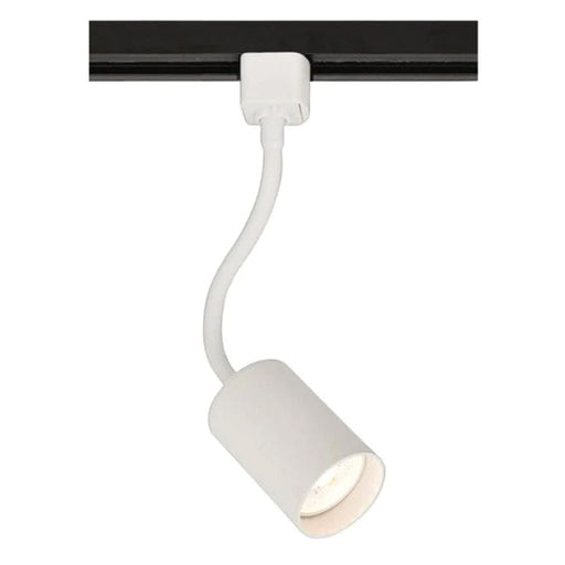 elevenpast Spotlight White Goose Neck Spot Light 3 Wire Track Black | White VR-KLS-130/WH