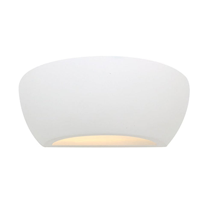 elevenpast Wall Light Gypsum and Glass Wall Light White W399 6007328345398