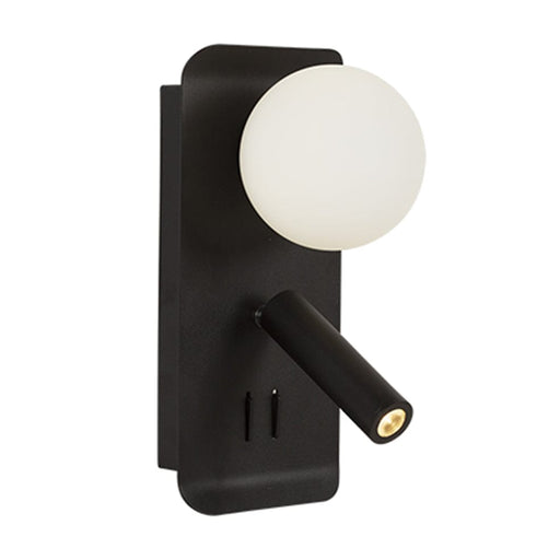 elevenpast Wall light ABC USB Wall Light Black W604B 6007328398417