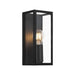 elevenpast Wall light Amezola Metal and Glass Wall Light Black W647B 9002759991234