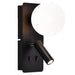 elevenpast Wall light Black Trinity Metal Wall Light | Black, Antique or Satin WB400/2 BLACK 6007226084740