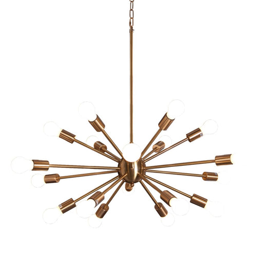 elevenpast Gold Supernova Metal Pendant Light Medium Gold | Black WE-KLCH-302/GD