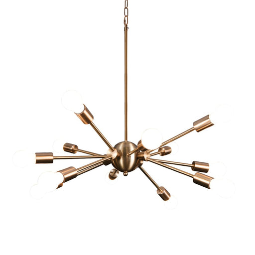 elevenpast Gold Supernova Metal Pendant Light Small Gold | Black WE-KLCH-303/GD