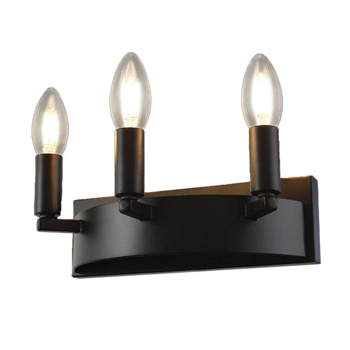 elevenpast Wall Light Ranch Trio Metal Wall Light Black WE-KLW-397/3