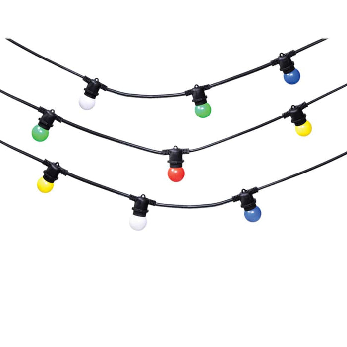 elevenpast Outdoor Light Carrie Aluminium Outdoor String Light Multicolour WSC012 MULTICOLOUR 6007226086331