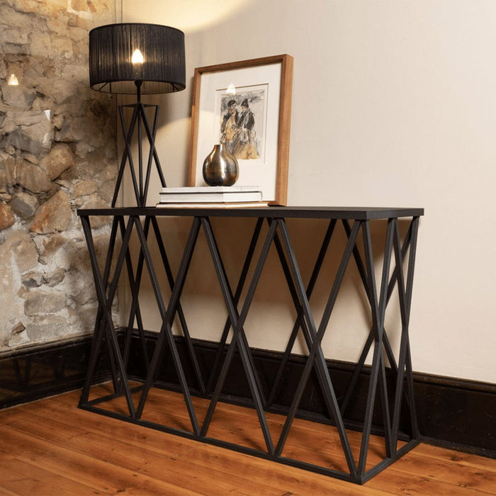 elevenpast Console Table Kai Leila Metal Console Table Black WTAB57