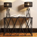 elevenpast Console Table Kai Leila Metal Console Table Black WTAB57