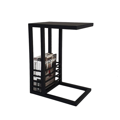 elevenpast Side Table Magazine Ease Metal Side Table Black WTAB69