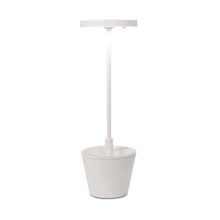 elevenpast White Poldina Pro Reverso LED Rechargeable Table Lamp Grey | White ZA.LD0420B3