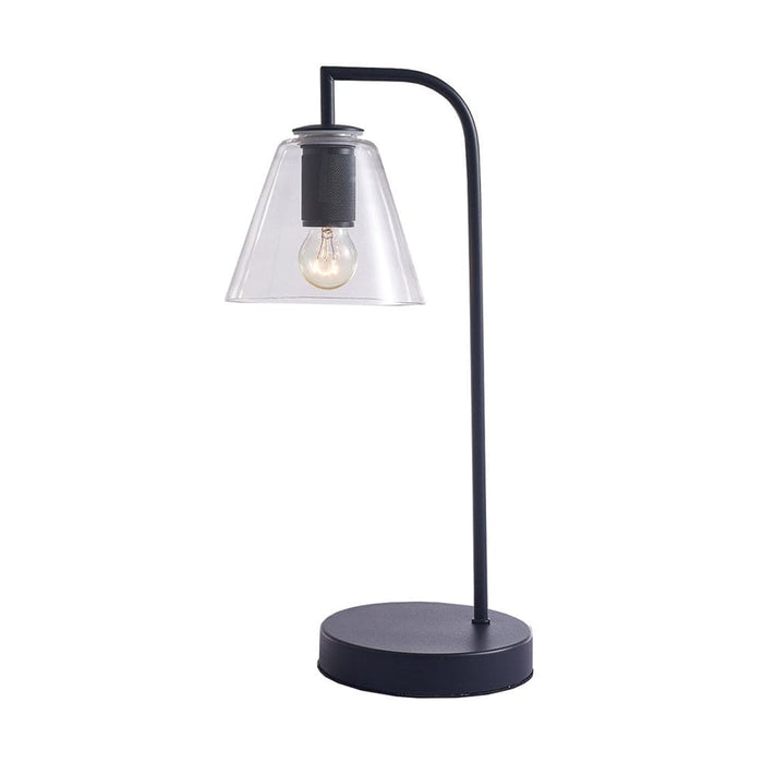 elevenpast Table Lamp Black Sakura Metal and Glass Table Lamp Brass | Black ZCL101