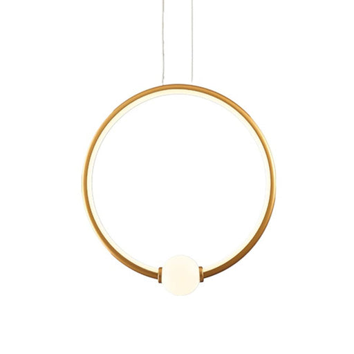 elevenpast Pendant Gold Maina LED Aluminium Pendant Light Gold | Black ZCL462