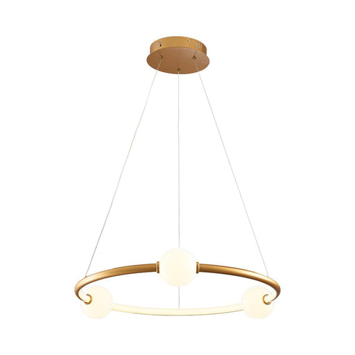 elevenpast Pendant Gold Linnet Aluminium LED Pendant Light Gold | Black ZCL466