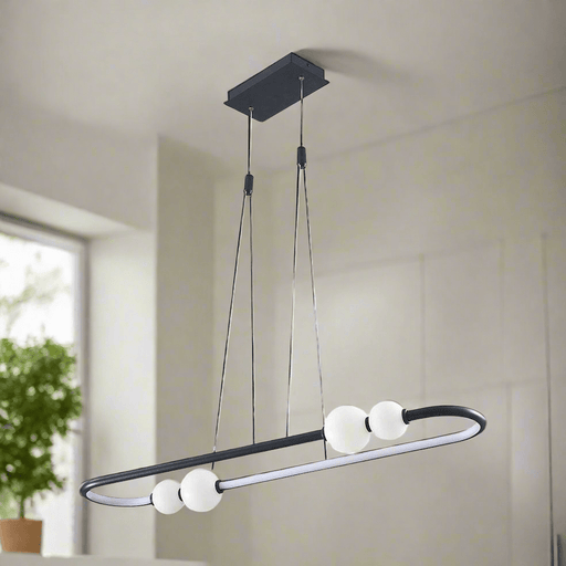 elevenpast Pendant Matias LED Aluminium Pendant Light Black ZCL469