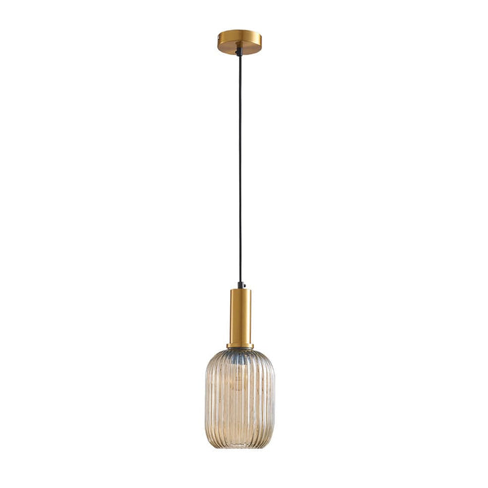 elevenpast Pendant Ino Aluminium and Glass Pendant Light Brass ZCL821