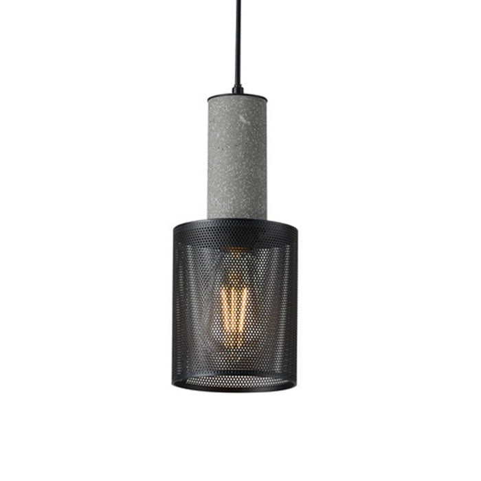 elevenpast Pendant Cement Juliet Metal Pendant Light Black | Cement ZVL415