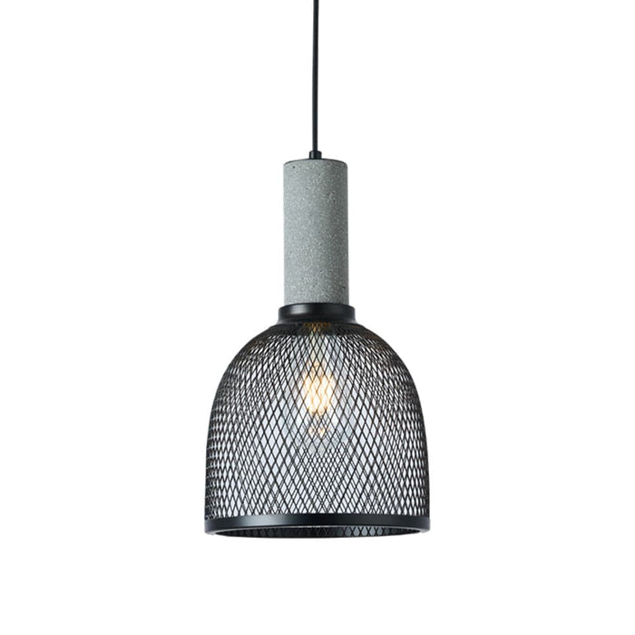 elevenpast Pendant Cement Amaan Metal Pendant Light Black | Cement ZVL423