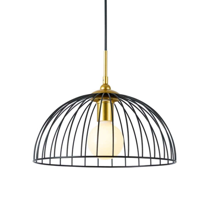 elevenpast Gold & Black Escobar Metal Pendant Light Gold | Black ZVL428