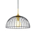 elevenpast Gold & Black Escobar Metal Pendant Light Gold | Black ZVL428