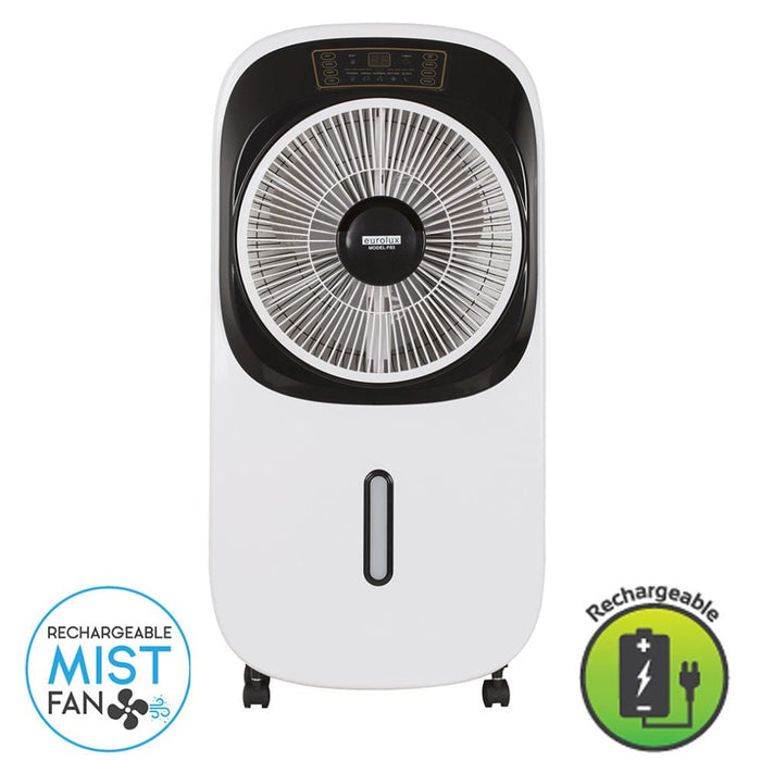 elevenpast Portable Rechargeable Mist Fan - LED Light F83 6007328397588