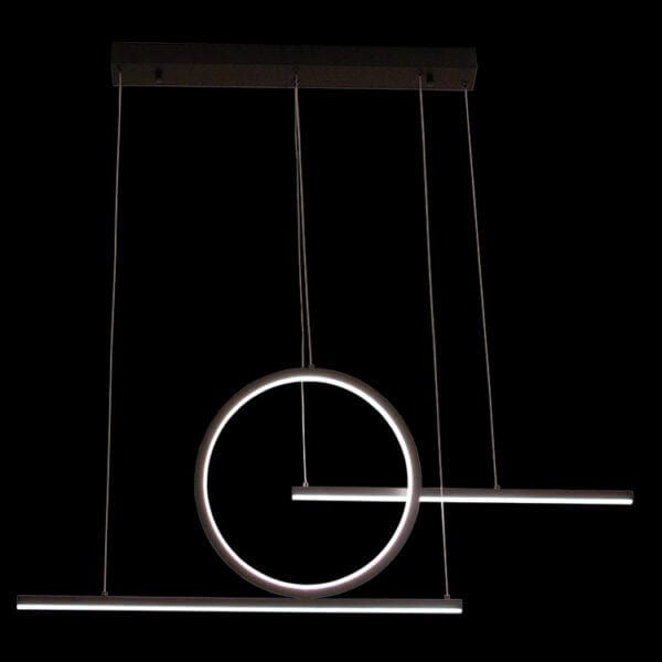 elevenpast Pendant Black Pendulum LED Pendant Light  in Gold or Black K-LED-300/BL