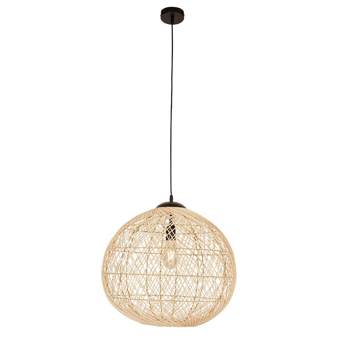 elevenpast Souira Pendant Light - Woven Rattan P1285N 6009551807568