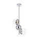 elevenpast Lausanne Pendant Light Chrome and Glass RG9738